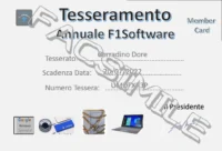Tessera sconti F1software